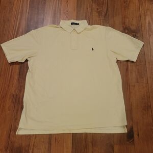 Polo by Ralph Lauren Men's Soft Yellow Polo Shirt